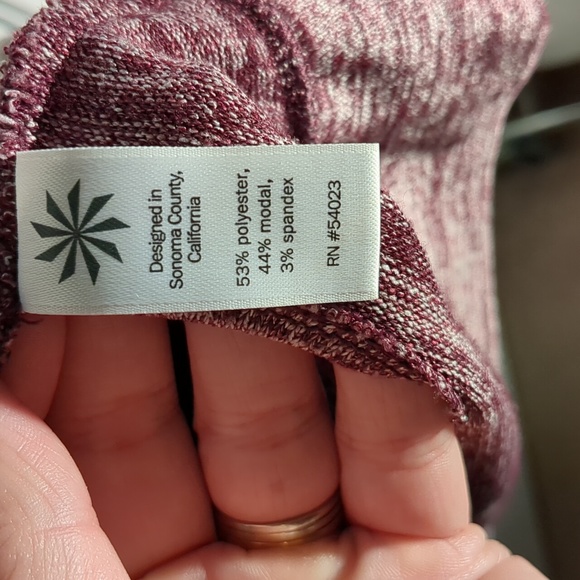 Athleta long sleeve sweater with t-strap crossover back, sz S - Picture 4 of 4